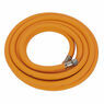 Sealey AHHC5 Air Hose 5m x &#8709;8mm Hybrid High Visibility with 1/4"BSP Unions additional 1