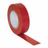 Sealey ITRED10 PVC Insulating Tape 19mm x 20m Red Pack of 10 additional 1