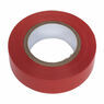 Sealey ITRED10 PVC Insulating Tape 19mm x 20m Red Pack of 10 additional 2