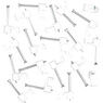 Securlec Cable Clips Flat Pack of 100 additional 3