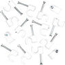 Securlec Cable Clips Round Pack of 100 additional 5