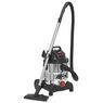 Sealey PC200SD Vacuum Cleaner Industrial Wet & Dry 20ltr 1250W/230V Stainless Drum additional 1