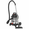 Sealey PC200SD Vacuum Cleaner Industrial Wet & Dry 20ltr 1250W/230V Stainless Drum additional 6
