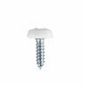 Sealey PTNP1 Number Plate Screw Plastic Enclosed Head 4.8 x 18mm White Pack of 50 additional 2