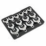 Sealey S01109 Crow's Foot Open End Spanner Set 14pc 1/2"Sq Drive Metric additional 3