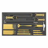 Sealey S01131 Tool Tray with Prybar, Hammer & Punch Set 23pc additional 3