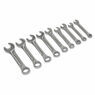 Sealey S01157 Stubby Combination Spanner Set 9pc - Metric additional 2