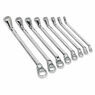 Sealey S0405 Deep Offset Ring Spanner Set 8pc Metric additional 1
