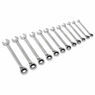 Sealey S0840 Reversible Ratchet Combination Spanner Set 12pc Metric additional 1