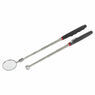 Sealey S0940 Telescopic Magnetic Pick-Up Tool & Inspection Mirror Set 2pc additional 1