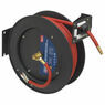 Sealey SA841 Retractable Air Hose Metal Reel 15m &#8709;10mm ID Rubber Hose additional 1