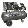 Sealey SAC3153B Compressor 150ltr Belt Drive 3hp with Front Control Panel additional 7
