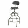 Sealey SCR14 Workshop Stool Pneumatic with Adjustable Height Swivel Seat & Back Rest additional 2