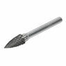 Sealey SDB03 Tungsten Carbide Rotary Burr Arc Pointed Nose 10mm additional 1