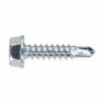 Sealey SDHX4219 Self Drilling Screw 4.2 x 19mm Hex Head Zinc DIN 7504K Pack of 100 additional 2