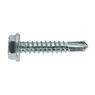 Sealey SDHX4825 Self Drilling Screw 4.8 x 25mm Hex Head Zinc DIN 7504K Pack of 100 additional 1