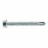 Sealey SDHX5550 Self Drilling Screw 5.5 x 50mm Hex Head Zinc DIN 7504K Pack of 100 additional 2
