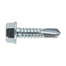 Sealey SDHX6325 Self Drilling Screw 6.3 x 25mm Hex Head Zinc DIN 7504K Pack of 100 additional 2