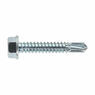 Sealey SDHX6338 Self Drilling Screw 6.3 x 38mm Hex Head Zinc DIN 7504K Pack of 100 additional 2