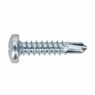 Sealey SDPH4219 Self Drilling Screw 4.2 x 19mm Pan Head Phillips Zinc D7504N Pack of 100 additional 2