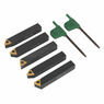 Sealey SM3025CS1 Indexable 10mm Lathe Turning Tool Set 5pc additional 1