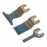 Sealey SMTC3 Multi-Tool Universal Cutting Blade Set 3pc additional 2