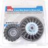 Hilka 3 pce Wire Brush & Wheel Set for Angle Grinders additional 2