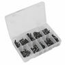 Sealey TCFT100AS Fir Tree Clip Assortment - Pack of 100 additional 1