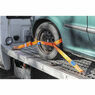 Sealey TDRWS Car Transporter Ratchet Tie Down 50mm x 3m Steel Wheel - Single 4500kg Load Test additional 1