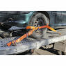 Sealey TDRWS Car Transporter Ratchet Tie Down 50mm x 3m Steel Wheel - Single 4500kg Load Test additional 3