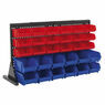 Sealey TPS1218 Bin Storage System Bench Mounting 30 Bins additional 1
