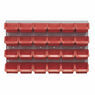 Sealey TPS130 Bin & Panel Combination 24 Bins - Red additional 2