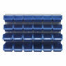 Sealey TPS131 Bin & Panel Combination 24 Bins - Blue additional 2