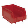 Sealey TPS324R Plastic Storage Bin 150 x 240 x 130mm - Red Pack of 24 additional 2