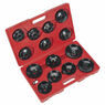 Sealey VS7003 Oil Filter Cap Wrench Set 15pc additional 1