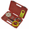 Sealey VSE5841A Diesel Engine Setting/Locking & Injection Pump Tool Kit - 2.0D, 2.2D, 2.4D Duratorq - Chain Drive additional 2