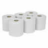 Sealey WHT150 Paper Roll White 2-Ply Embossed 150m Pack of 6 additional 1