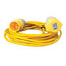 Defender 10M Extension Lead - 16A 1.5mm Cable - Yellow 110V additional 1