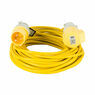Defender 14M Extension Lead - 16A 2.5mm Cable - Yellow 110V additional 5