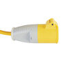 Defender 14M Extension Lead - 32A 2.5mm Cable - Yellow 110V additional 3
