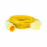 Defender 14M Extension Lead - 32A 2.5mm Cable - Yellow 110V additional 5