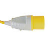 Defender 14M Extension Lead - 32A 4mm Cable - Yellow 110V additional 4
