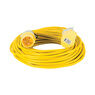 Defender 25M Extension Lead - 16A 1.5mm Cable - Yellow 110V additional 6