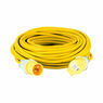 Defender 25M Extension Lead - 16A 2.5mm Cable - Yellow 110V additional 5