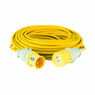 Defender 25M Extension Lead - 32A 4mm Cable - Yellow 110V additional 1