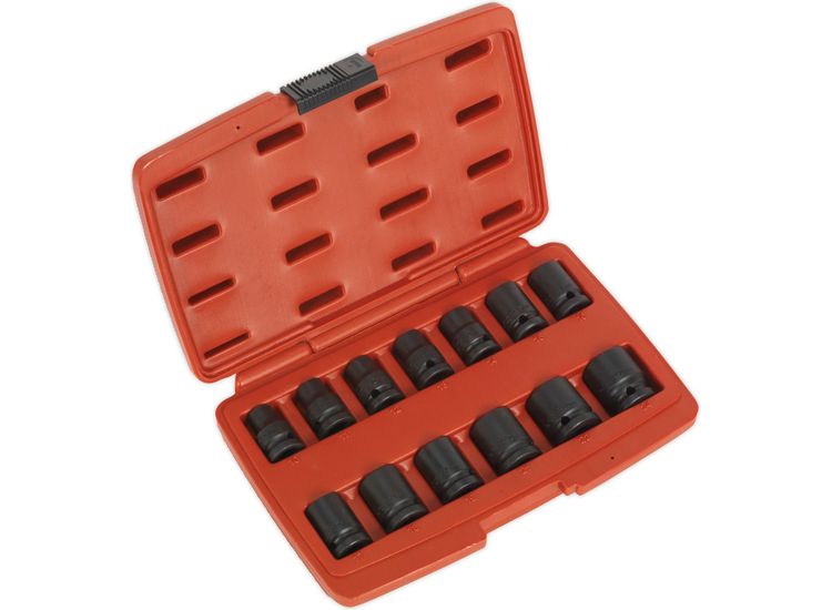 Sealey AK5614M Impact Socket Set 13pc 1/2"Sq Drive 12pt