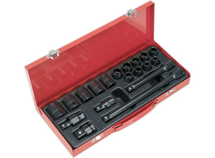 Sealey AK5619M Impact Socket Set 19pc 1/2"Sq Drive Metric