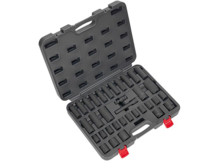 Sealey AK5634M Impact Socket Set 34pc 1/2"Sq Drive Metric