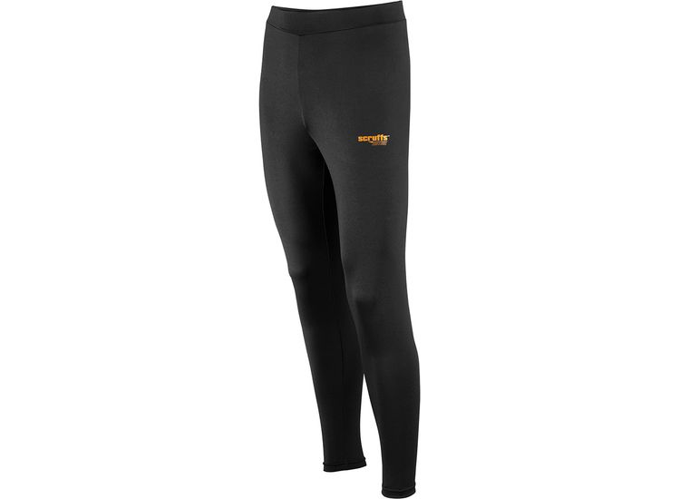 Scruffs Pro Base Layer Thermal Bottoms - Black