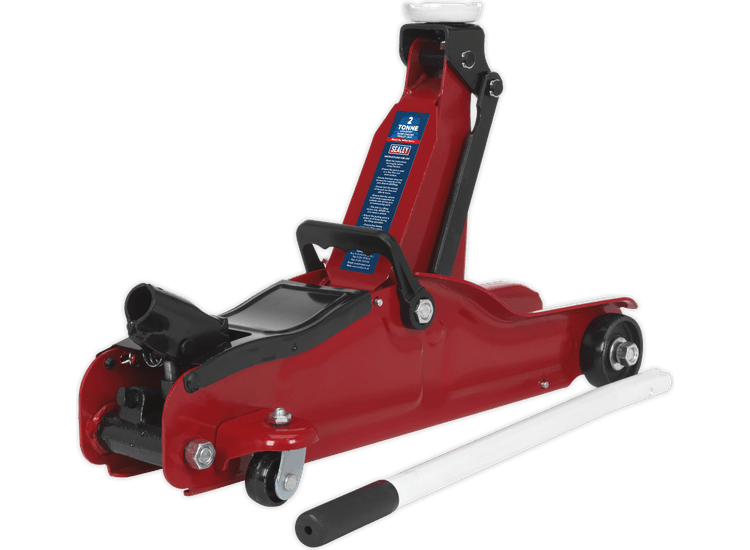 Sealey Trolley Jack 2tonne Low Entry Short Chassis 1050CXLE
